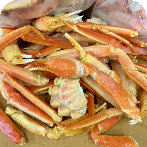 large broken 5/8 snow crab