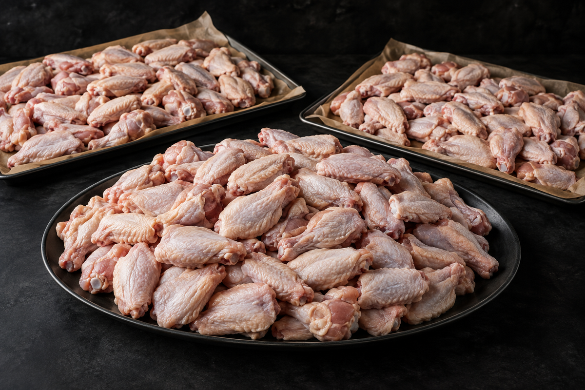 10 lbs Party Wings — Served Portion