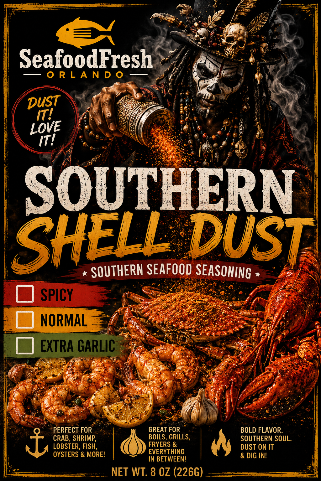 Southern Shell Dust – Signature Seafood Seasoning