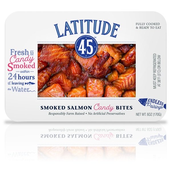 LATITUDE 45 1.5 POUND SMOKED SALMON CANDY BITES