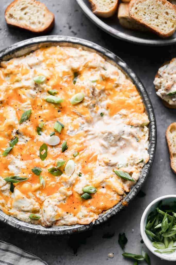 Party Cold/Warm Crab Dip Platter — Serves 10–12 or 20–24
