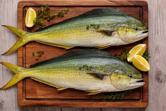 Whole Mahi Mahi – Gutted, Scales On (2.2–3.3 lb)