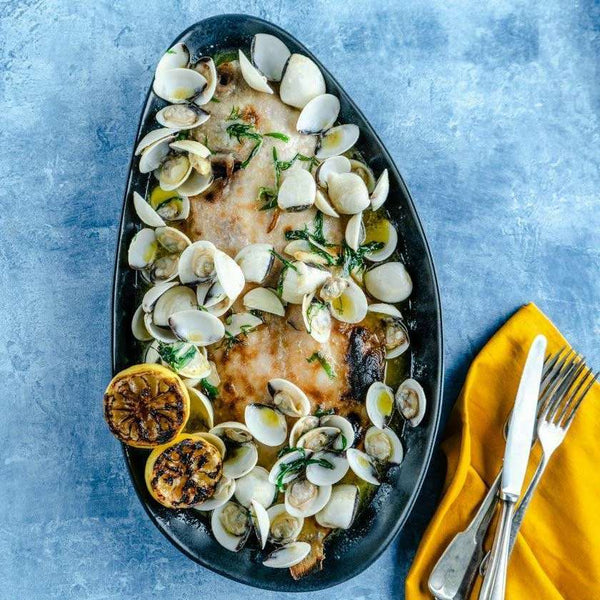 17/22 count frozen white clams per pound