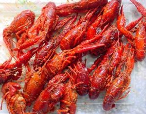5 pound cooked frozen  crawfish